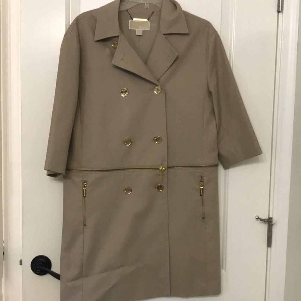 Almost brand new. MK long coat